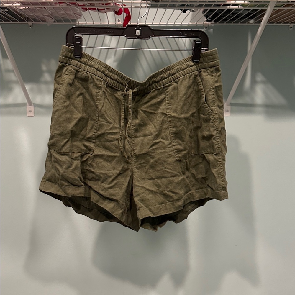 J. Crew Forest Green Relaxed Shorts